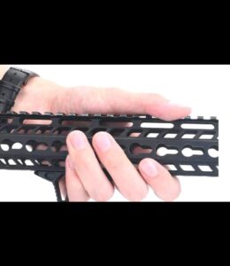 Angled foregrip handstop for M-lok & Keymod - Image 7