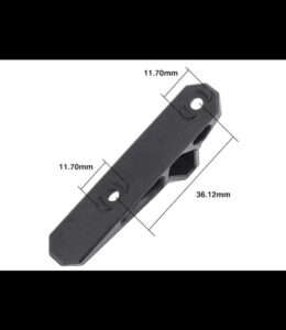 Angled foregrip handstop for M-lok & Keymod - Image 8