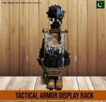 Tactical Armor Display Rack