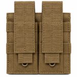 Double Pistol Magazine Pouch with MOLLE Straps - Image 4